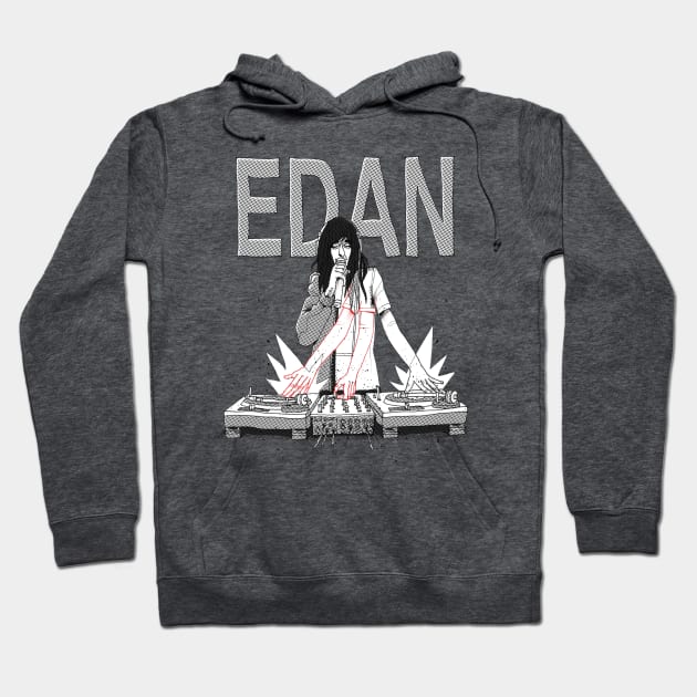 Edan the DJ Hoodie by Kicksaus